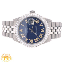Load image into Gallery viewer, 36mm Diamond Rolex Datejust Watch with Stainless Steel Jubilee Bracelet (non quick-set)