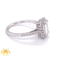Load image into Gallery viewer, 18k White Gold Engagement Diamond Ring (GIA certified internally flawless diamond)