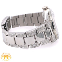 Load image into Gallery viewer, 36mm Stainless Steel Rolex Datejust Watch with Custom Diamond Dial and Oyster Bracelet (quick-set)