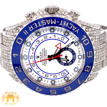 Load image into Gallery viewer, 42mm Iced Out Rolex Yacht Master 2 Watch with round diamond