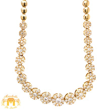 Load image into Gallery viewer, 14k Gold Ladies&#39; Necklace with round diamonds