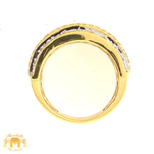 Load image into Gallery viewer, Yellow Gold and Diamond Ring with baguette and round diamonds